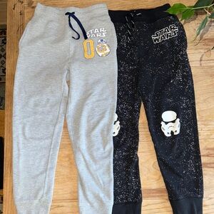 Big Kid Size 12, Star Wars Sweatpants Bundle. 2 pairs! Excellent condition.